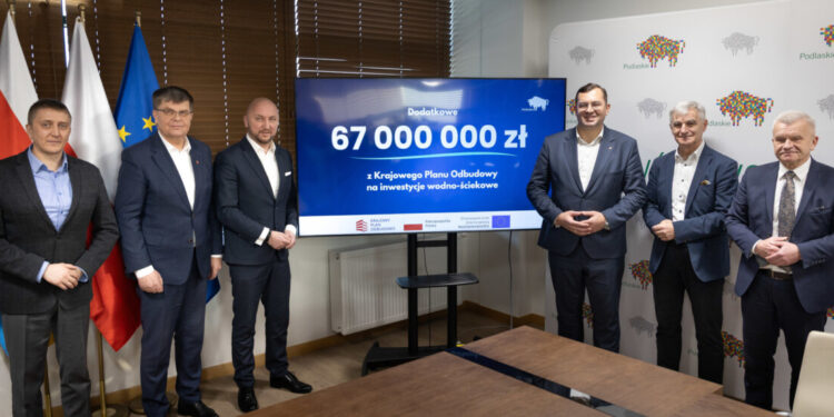 Dodatkowe 67 mln zł z KPO dla Podlaskiego. Więcej środków i więcej czasu na inwestycje wodno-kanalizacyjne