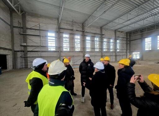 Postępy prac przy budowie hali sportowej w ZS nr 4