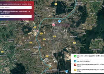 Zakończono wytyczanie trasy linii kablowej Ełk Bis – Granica RP