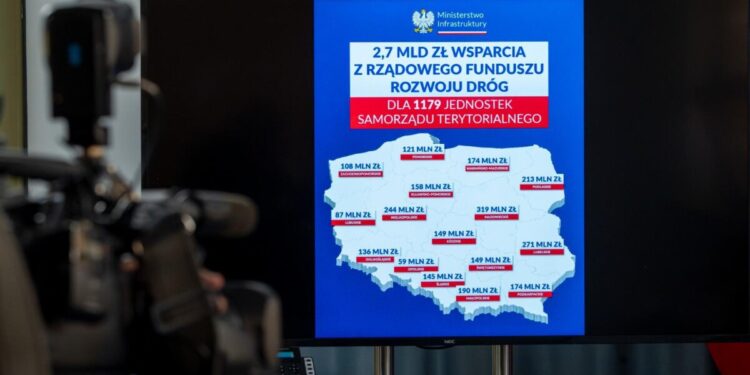 213 mln zł z Rządowego Funduszu Rozwoju Dróg 2026 dla podlaskich samorządów