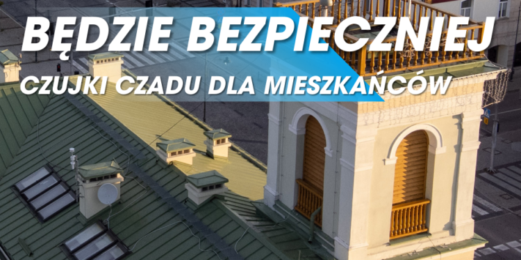 Miasto Suwałki kupi czujki tlenku węgla dla mieszkańców