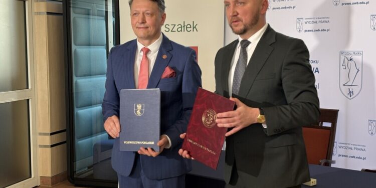 Rektor UwB i Marszałek Województwa Podlaskiego podpisali list intencyjny w sprawie wspierania inicjatywy utworzenia w Białymstoku pełnomocnika terenowego RPO