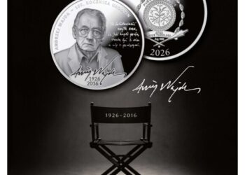 Mennica Polska prezentuje srebrną monetę z wizerunkiem Andrzeja Wajdy