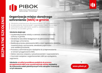 Bezpłatne szkolenie "Organizacja miejsc doraźnego schronienia (MDS) w gminie"