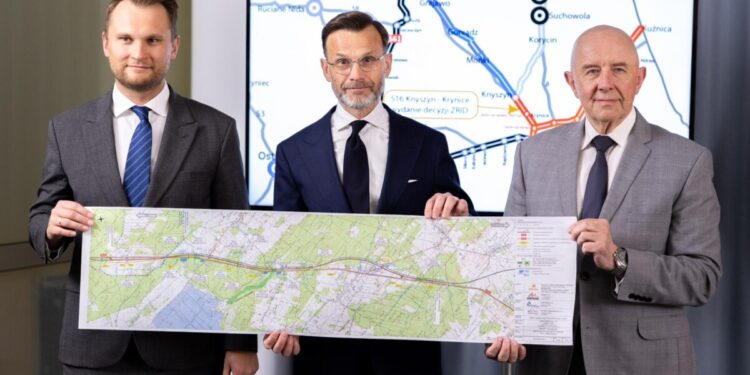 Rozpoczyna się budowa odcinka S16 Knyszyn - Krynice