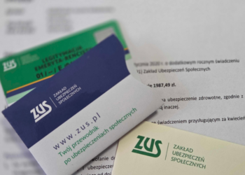 Blue Yellow Geometric Blank A4 Document Horizontal (2)