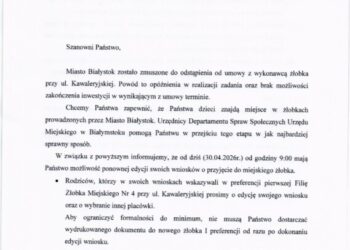 Zmiany w rekrutacji do żłobka przy ul. Kawaleryjskiej