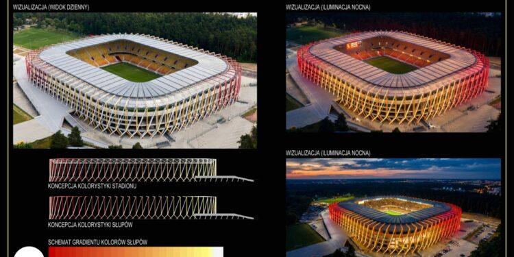 Chorten Arena zmieni kolorystykę 