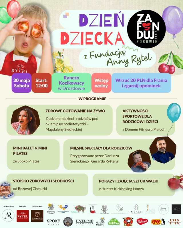 ZaFUNduj sobie zdrowie” – Dzień Dziecka z Fundacją Anny Rytel