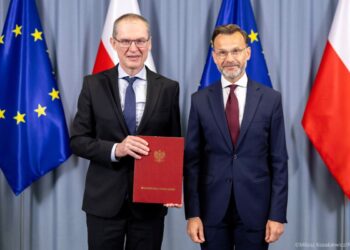 Spotkanie wojewody z Andrzejem Poczobutem