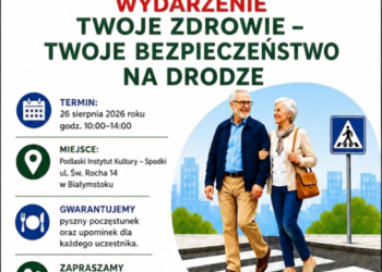 Seniorzy i bezpieczeństwo na drodze. Spotkanie 26 sierpnia w Spodkach