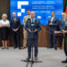 Konferencja prasowa zapowiadająca II Forum Spójności i Rozwoju Granicznego UE w Białymstoku, przemawia zastępca prezydenta miasta