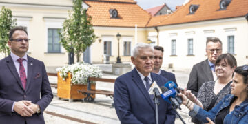 Scena koncertowa na Rynku Kościuszki w Białymstoku