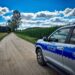 Kontrola drogowa policji w gminie Dąbrowa Białostocka
