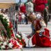 Składanie wieńców podczas obchodów Święta Wojska Polskiego w Białymstoku