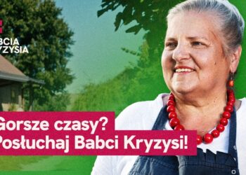 Grafika kampanii Babcia Kryzysia z hasłem Gorsze czasy? Posłuchaj Babci Kryzysi