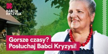 Grafika kampanii Babcia Kryzysia z hasłem Gorsze czasy? Posłuchaj Babci Kryzysi
