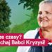 Grafika kampanii Babcia Kryzysia z hasłem Gorsze czasy? Posłuchaj Babci Kryzysi
