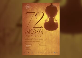 Plakat inauguracji 72. sezonu artystycznego Opery i Filharmonii Podlaskiej
