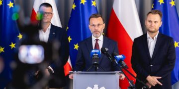 Konferencja prasowa wojewody podlaskiego o środkach z rezerwy subwencji ogólnej