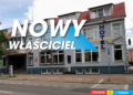 Budynek dawnego Hotelu Logos i Domu Nauczyciela przy ul. Tadeusza Kościuszki 120 w Suwałkach, trzykondygnacyjny obiekt z czerwonym dachem i szyldem HOTEL