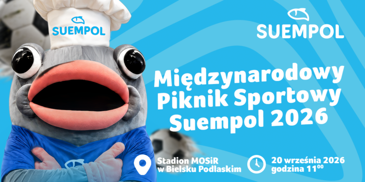 Plakat Międzynarodowego Pikniku Sportowego Suempol 2026 w Bielsku Podlaskim