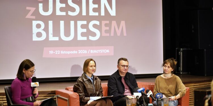 Konferencja prasowa przed 41. edycją festiwalu Jesień z Bluesem w Białymstoku