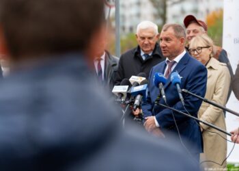 Budynki mieszkalne na osiedlu Bema przy ulicy Absolwentów w Białymstoku