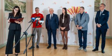 Uroczystość wręczenia nagród sportowych w Urzędzie Miejskim w Białymstoku