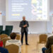 Uczestnicy Forum Liderów Zmian na Obszarach Wiejskich na sali konferencyjnej w Ciechanowcu