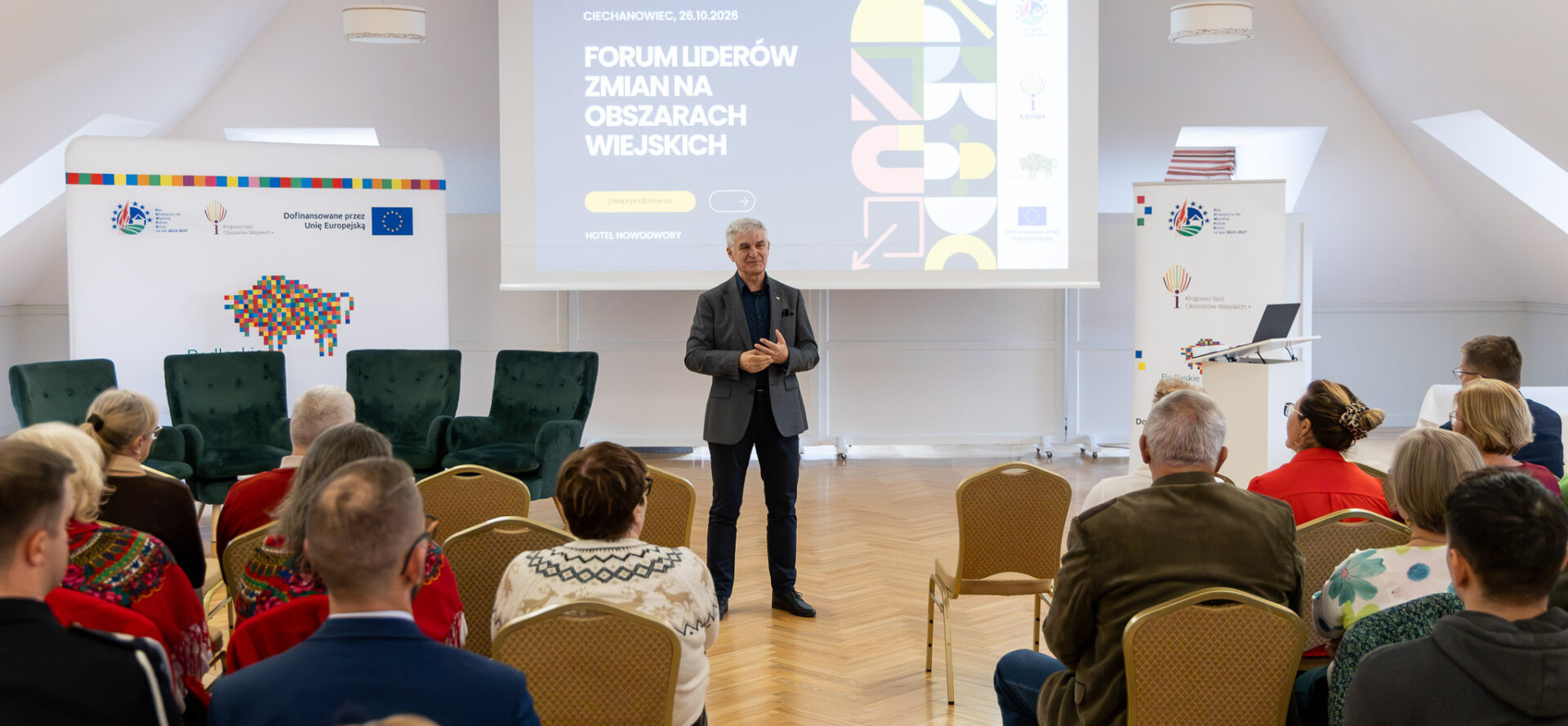 Sołtysi i koła gospodyń debatowali w Ciechanowcu. Zgłaszali pomysły do strategii regionu