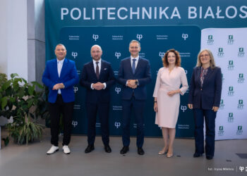 Konferencja prasowa Kongresu Smart Village Polska na Politechnice Bia\u0142ostockiej