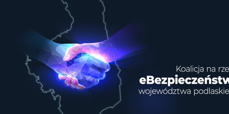 Grafika Koalicji na rzecz eBezpieczeństwa województwa podlaskiego