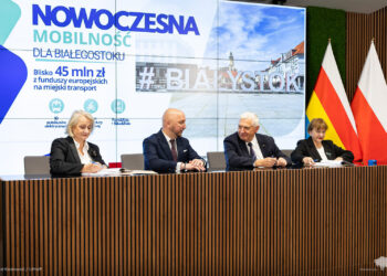 Podpisanie umowy o dofinansowanie projektu poprawy mobilności w Białostockim Obszarze Funkcjonalnym