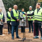 Budynek powstającego Muzeum Błogosławionego Księdza Jerzego Popiełuszki w Okopach