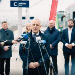 Podpisanie umowy na dostawę pociągów POLREGIO na dworcu PKP w Białymstoku