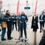 Podpisanie umowy na dostawę pociągów POLREGIO na dworcu PKP w Białymstoku