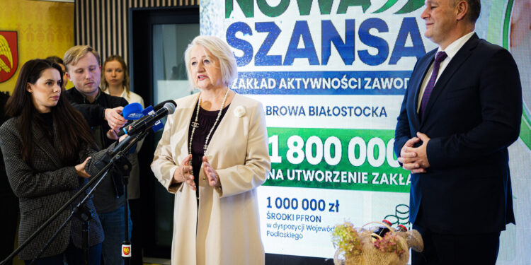 Prezentacja projektu Zakładu Aktywności Zawodowej Nowa Szansa w Dąbrowie Białostockiej